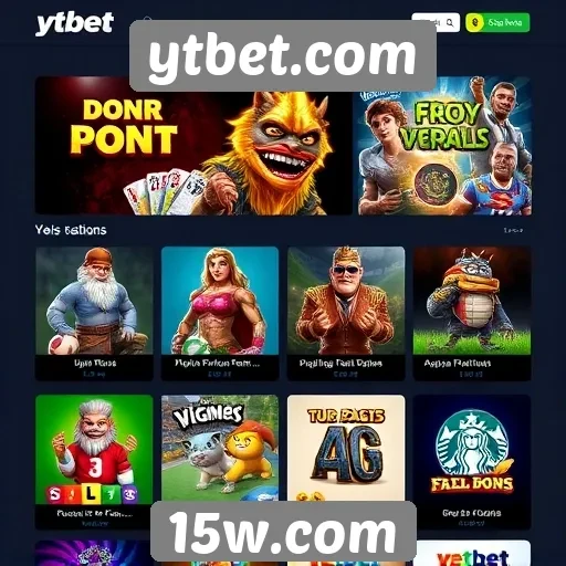 Diversidade de jogos oferecidos no ytbet